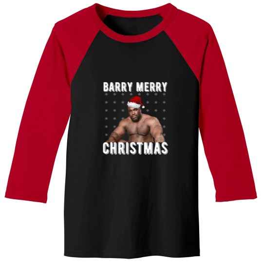 Discover Barry Merry Christmas Baseball Tees
