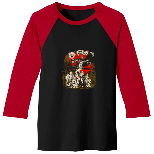 Discover Vintage 1991 Ozzy Osbourne Cross Graphic Baseball Tees