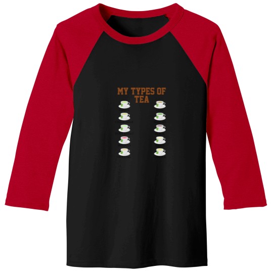 Discover Tea Lover Baseball Tee - Stylish Outing Wear for Tea Fans