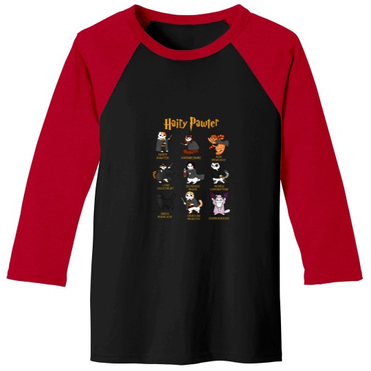 Discover Vintage Funny Hairy Pawter Baseball Tees - Baseball Tees For Cat Lovers