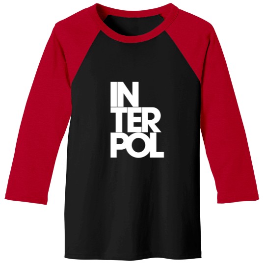 Discover Interpol Band Logo Baseball Tees