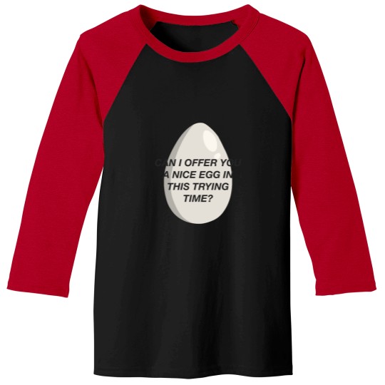 Discover CAN I OFFER YOU A NICE EGG IN THIS TRYING TIME - It_s Always Sunny Baseball Tees