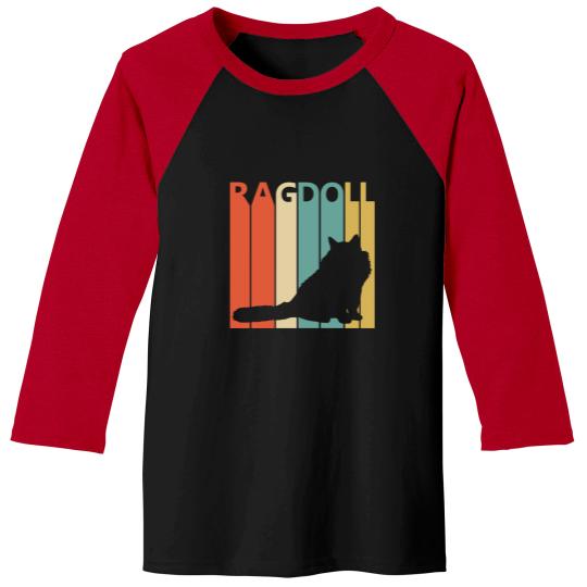 Discover Vintage Ragdoll Cat Owner Gift - Ragdoll Cat - Baseball Tees