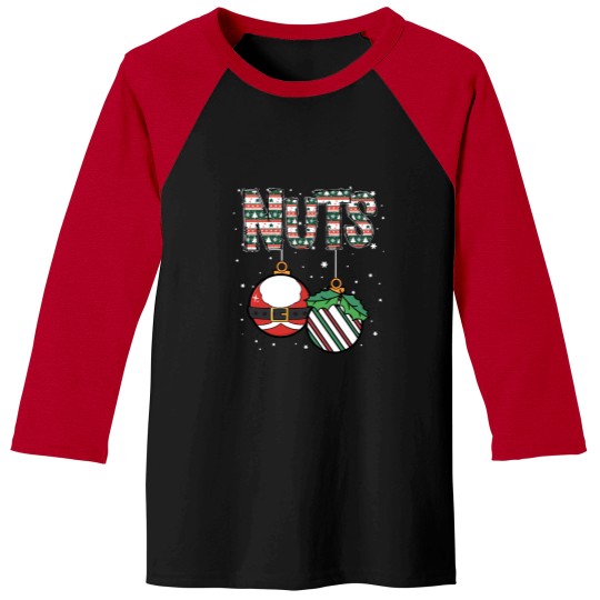Discover Chest Nuts Christmas Couples Matching Funny Chest And Nuts Christmas Couples Matching Pajamas Baseball Tees