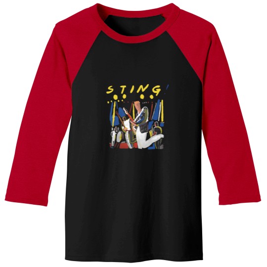 Discover Vintage 80s Sting The Police Promo Album Tour Concert Baseball Tees