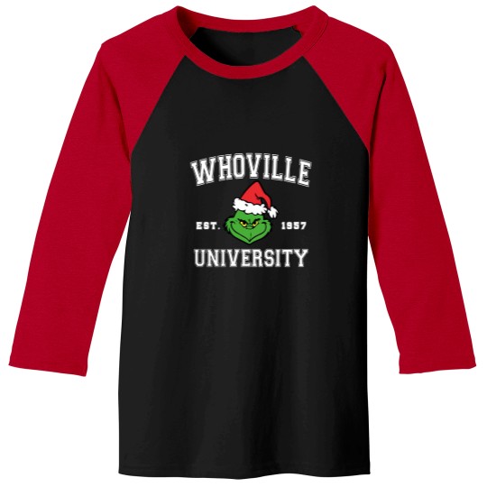 Discover Christmas Whoville University Est. 1957 Baseball Tee - Holiday Gift