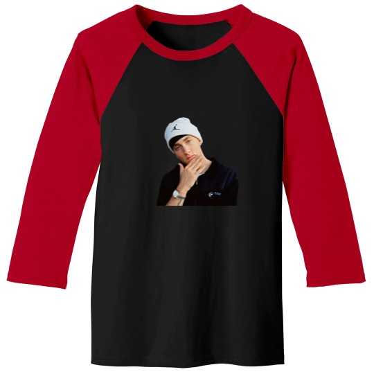 Discover Eminem Portrait Baseball Tees