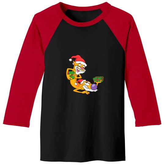 Discover catdog xmas Graphic Baseball Tees