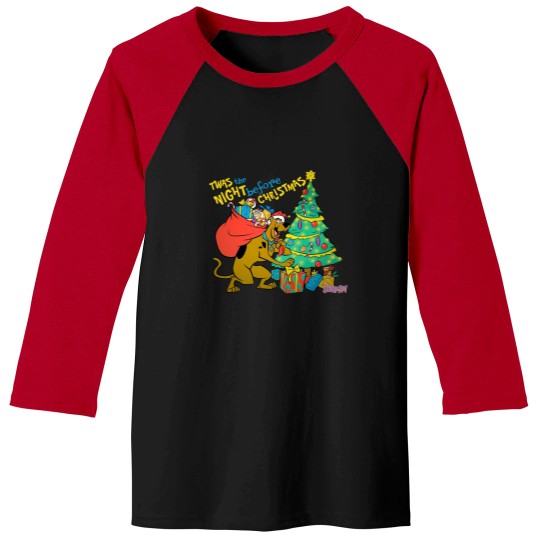Discover Scooby Doo The Night Before Christmas Baseball Tees