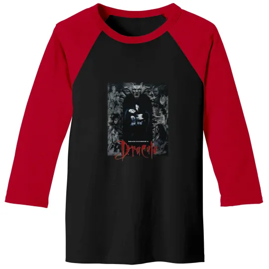 Discover Bram stoker's dracula Unisex Baseball Tees Bram Stoker Dracula, Gothic Horror Baseball Tees