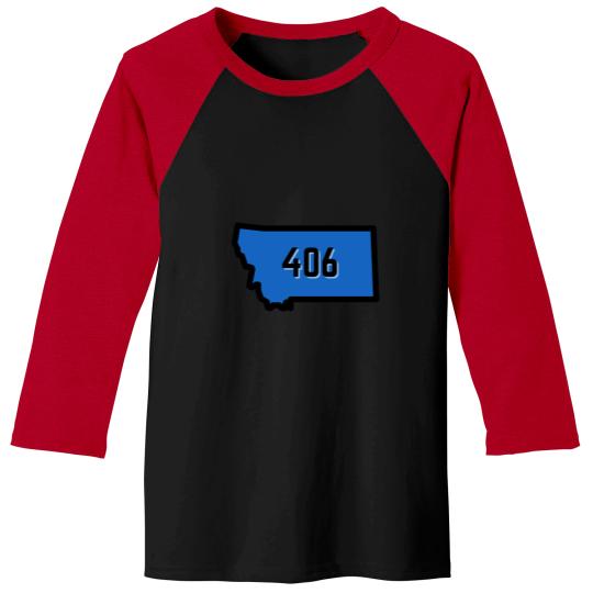 Discover 406 Missoula MT Baseball Tees