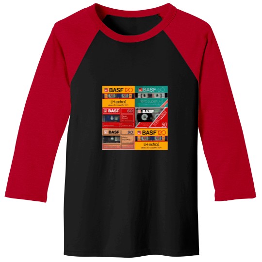 Discover BASF Tape Cassettes Baseball Tees