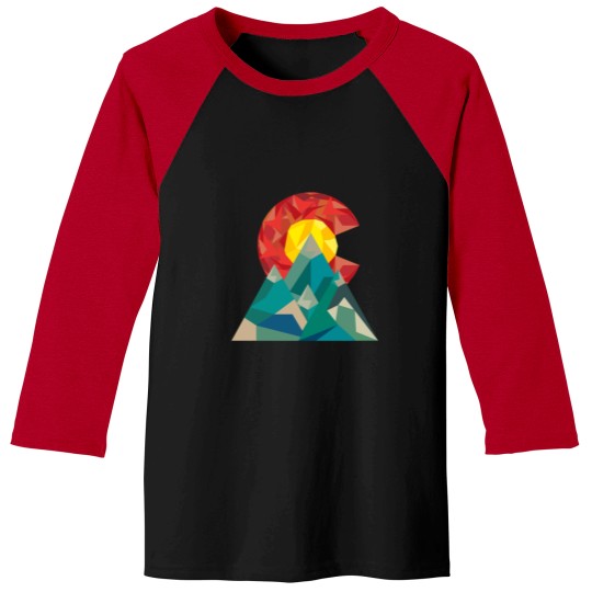 Discover Colorado Geo Baseball Tees