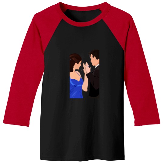 Discover Damon and Elena Baseball Tees