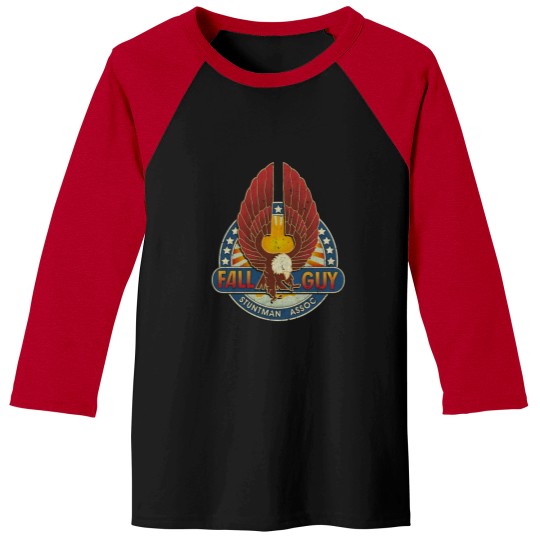 Discover Fall Guy Stuntman Association Vintage Baseball Tees