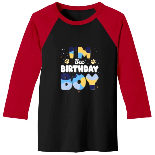 Discover Im The Birthday Boy Dog Family Matching Baseball Tees