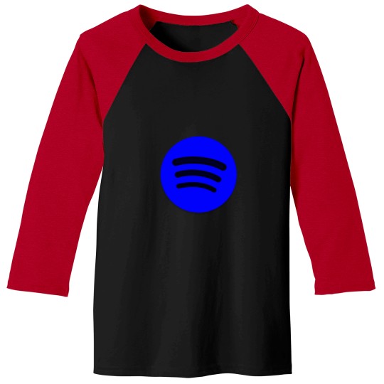 Discover spotify music blue Baseball Tees