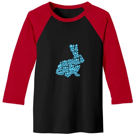 Discover Kids Bunny Easter Egg Pattern Cute Rabbit Boys Girls Baseball Tees