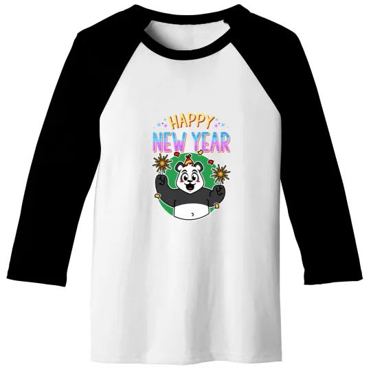 Discover Hello 2024, happy new year, panda Baseball Tees