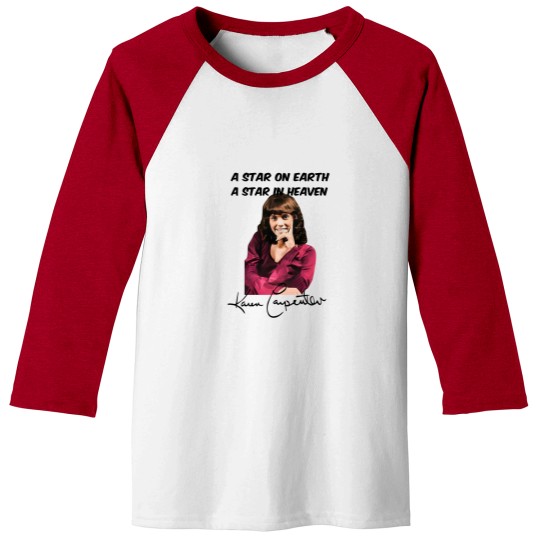 Discover Karen Carpenter-A Star In Heaven Baseball Tees