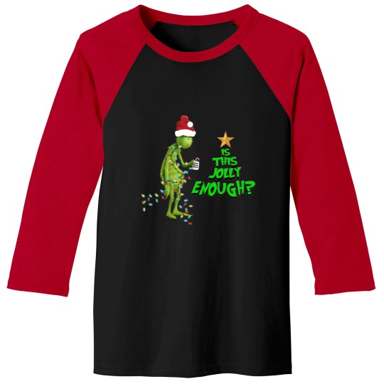 Discover Is This Jolly Enough funny character Christmas Ceramic Mug funny character Mug Baseball Tees