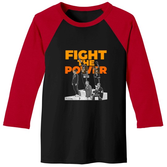 Discover Fight the Power Baseball Tees