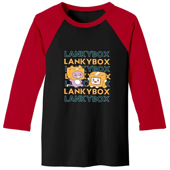 Discover Kids Lanky Box Boys Girls Short Sleeve Baseball Tees