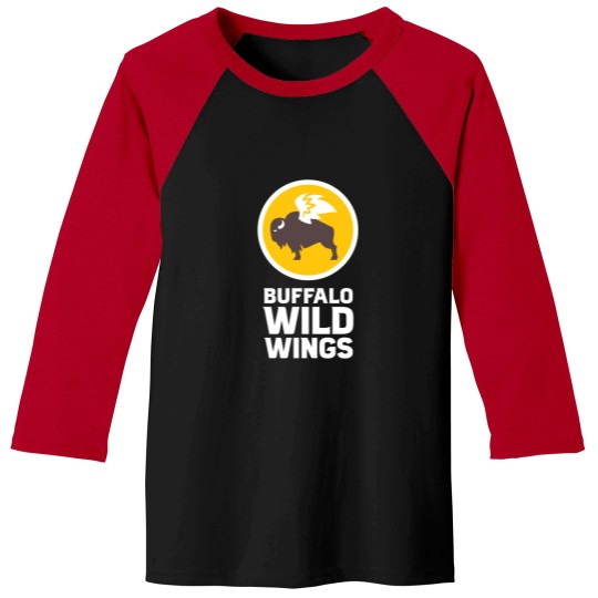 Discover Buffalo Wild Wings logo Baseball Tees