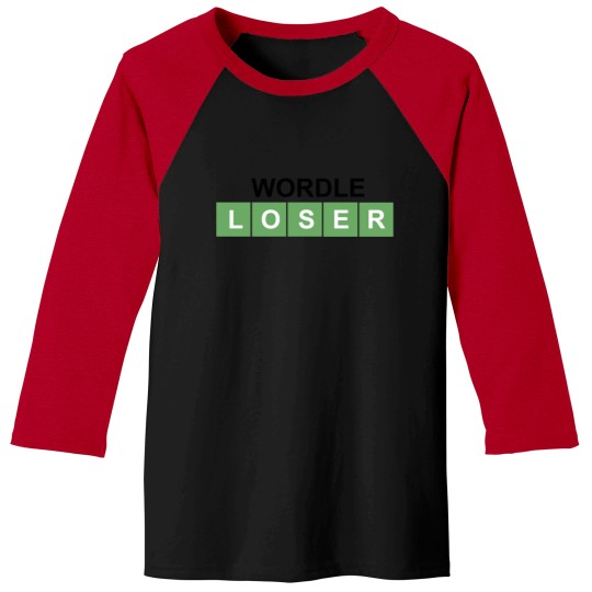 Discover Wordle Loser Baseball Tees