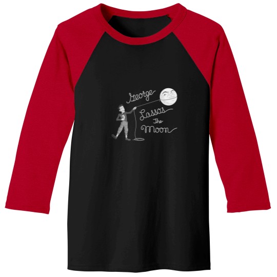 Discover George Lassos the Moon Baseball Tees