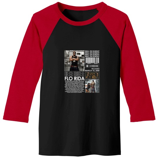 Discover Flo Rida Rap Baseball Tees, Mail On Sunday Album 90s Y2K Merch Vintage Rapper Hiphop