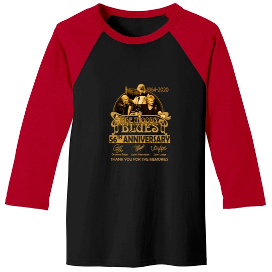 Discover The Moody Blues Lovers 56th Anniversary 1964 2020 Signature Baseball Tees