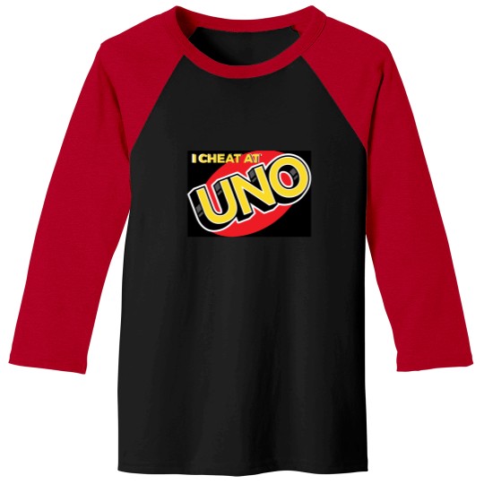Discover I CHEAT AT UNO Baseball Tees