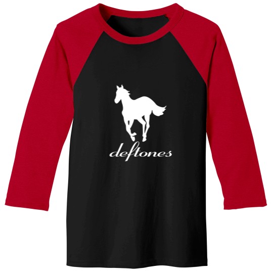 Discover Vintage Deftone White Pony Baseball Tees