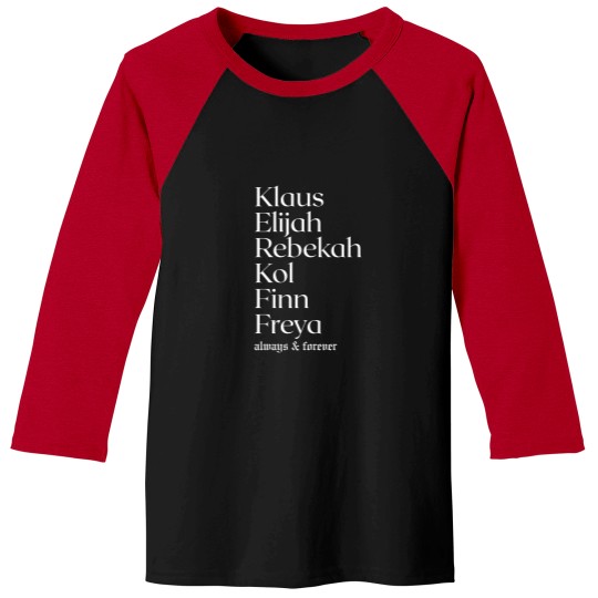 Discover The Originals Family Baseball Tees for TVD Fans