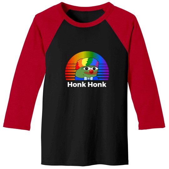 Discover Clown Pepe Honk Honk Funny Meme Honkler 0454 Baseball Tees