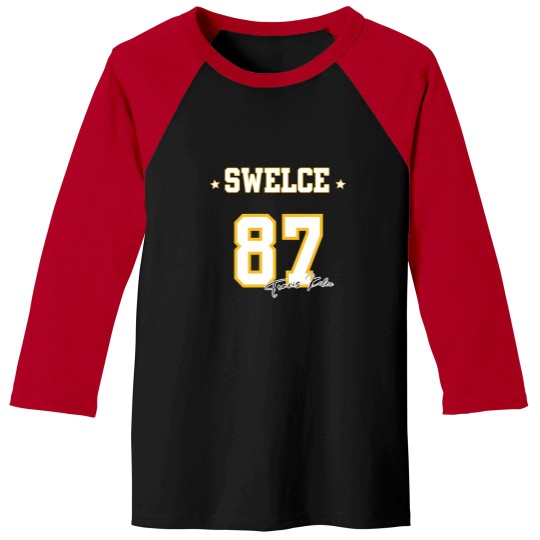 Discover Swelce Jersey, Swift Kelce Baseball Tees, Womens Chiefs Fan Baseball Tees