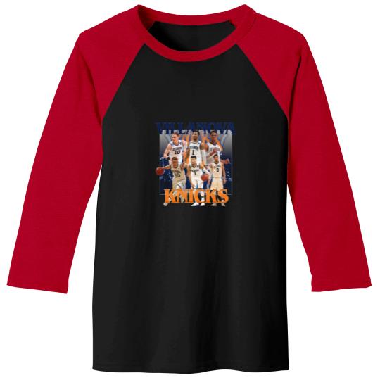 Discover NEW Villanova Knicks Josh Hart, Jalen Brunson and Donte Divincenzo Vintage Graphic Unisex Baseball Tees