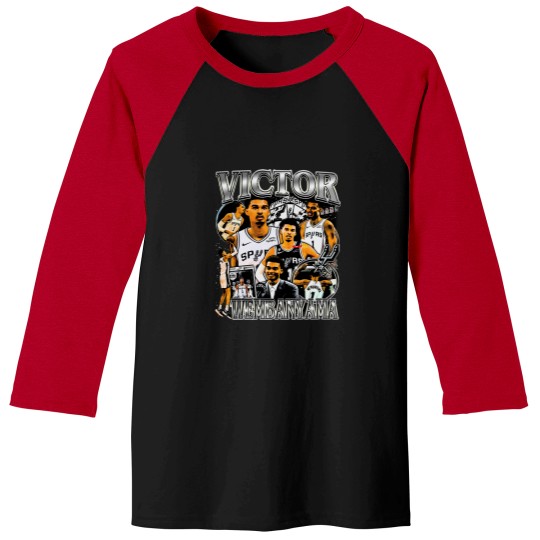 Discover Vintage 90s Graphic Style Victor Wembanyama Baseball Tees