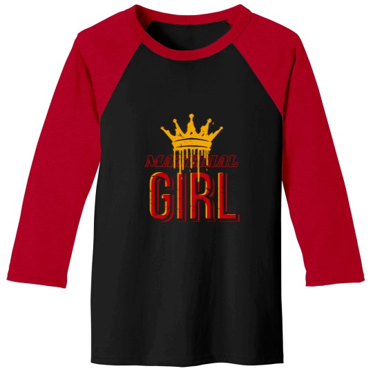 Discover Material Girl Red Madonna-style Baseball Tees for women Concert Baseball Tees