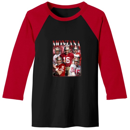 Discover Vintage Joe Montana Baseball Tee