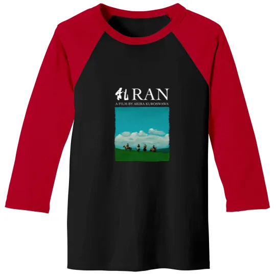 Discover Akira Kurosawa - Ran Illustration with Title - Kurosawa - Baseball Tees