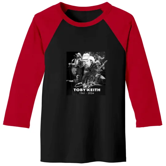 Discover Rare Collection In Memory Toby Keith 1961-2024 unisex Gift Baseball Tees