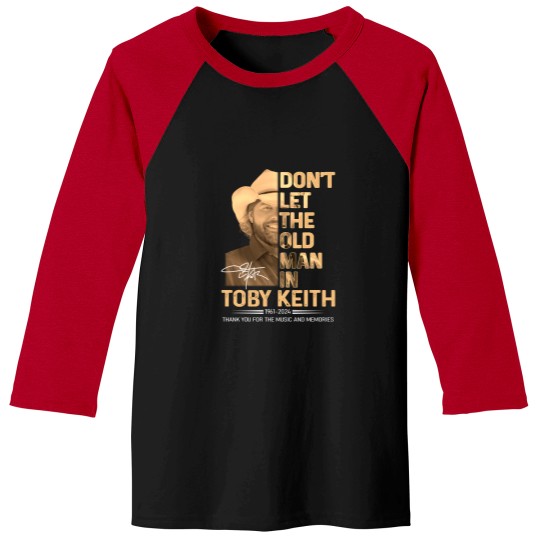 Discover Toby Keith memory black Baseball Tees