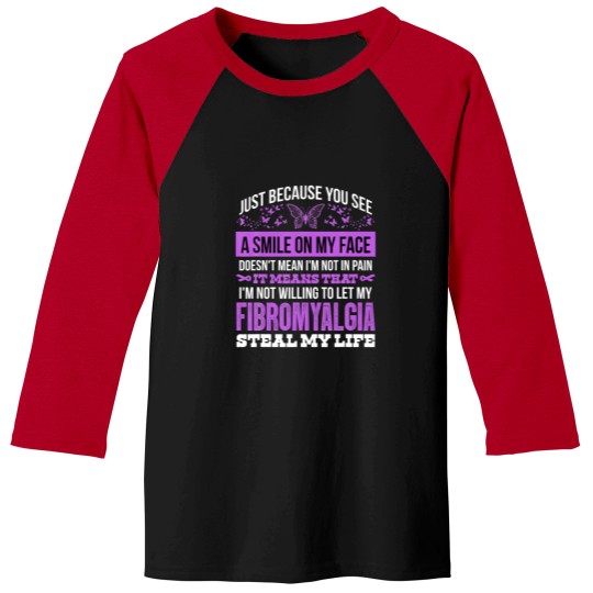 Discover Fibromyalgia Awareness - Fibromyalgia Pain Awarene Baseball Tees