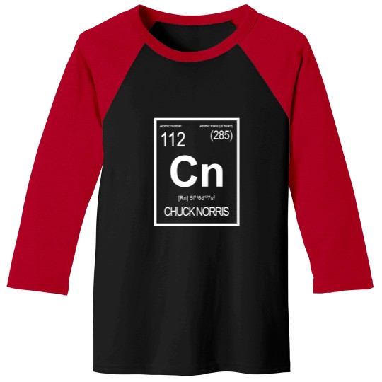 Discover Chuck Norris - Periodic Table of Elements Classic Baseball Tees