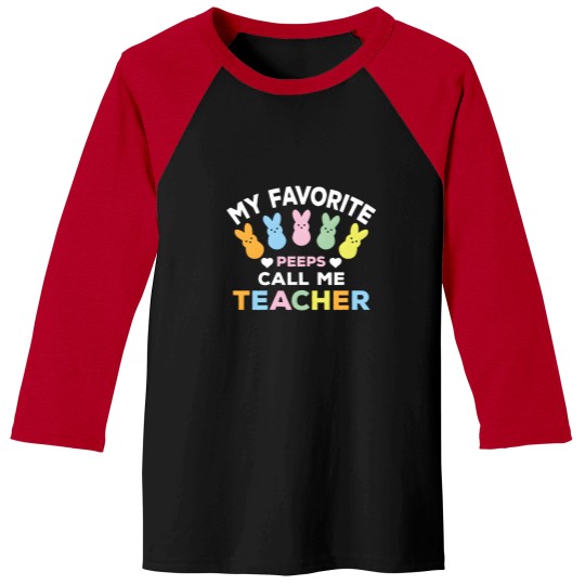 Discover Easter Teacher Baseball Tees