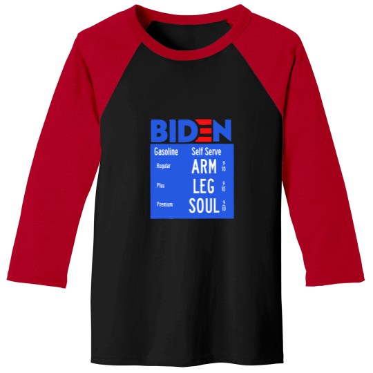 Discover High Prices Inflation Bad Economy Gas Pump Joe Baseball Tees