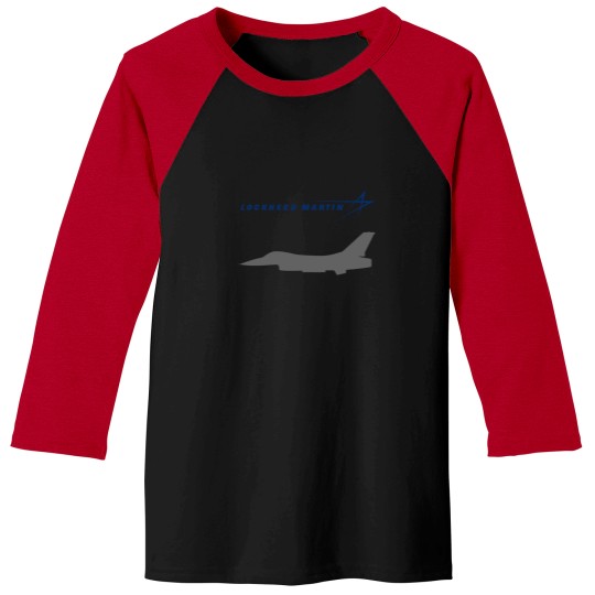 Discover Lockheed Martin F-16 Fighting Falcon Logo Unisex Baseball Tees
