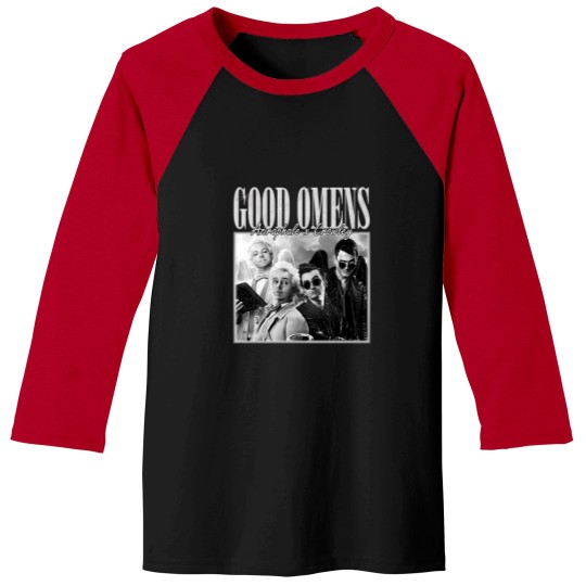 Discover Good Omens Movie Baseball Tees, Aziraphale 2023 Movie Bootleg Baseball Tees